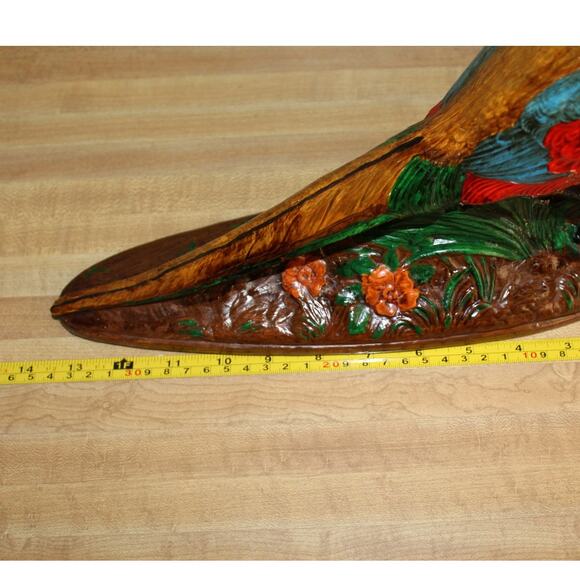 Vintage Holland Mold Ceramic Pheasant Hand Painted Bird Figurine - Picture 6 of 6